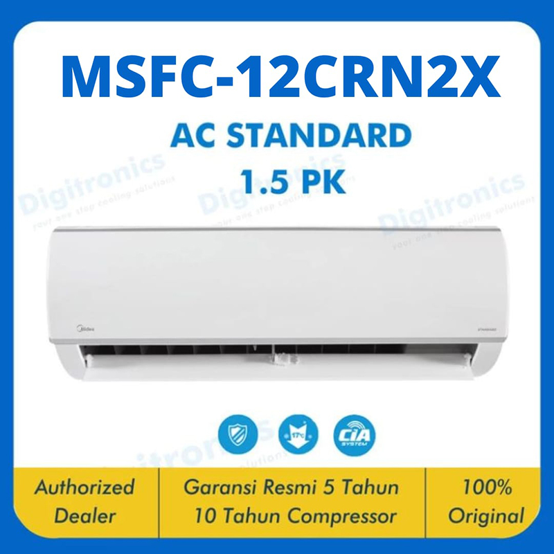 AC Midea Standard Series 1 1/2 PK