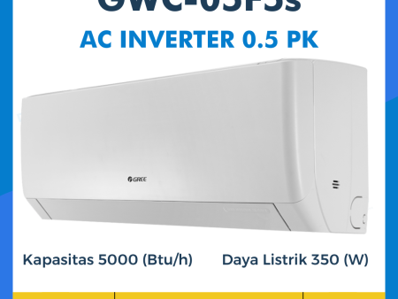 AC GREE F5 FAST COOLING 1/2 PK