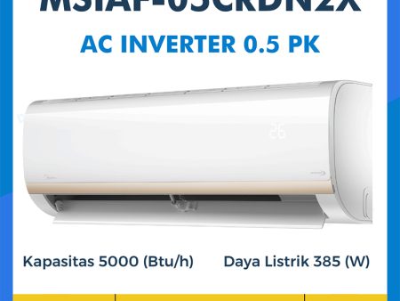 AC MIDEA Inverter MSIAF Series 1/2 PK