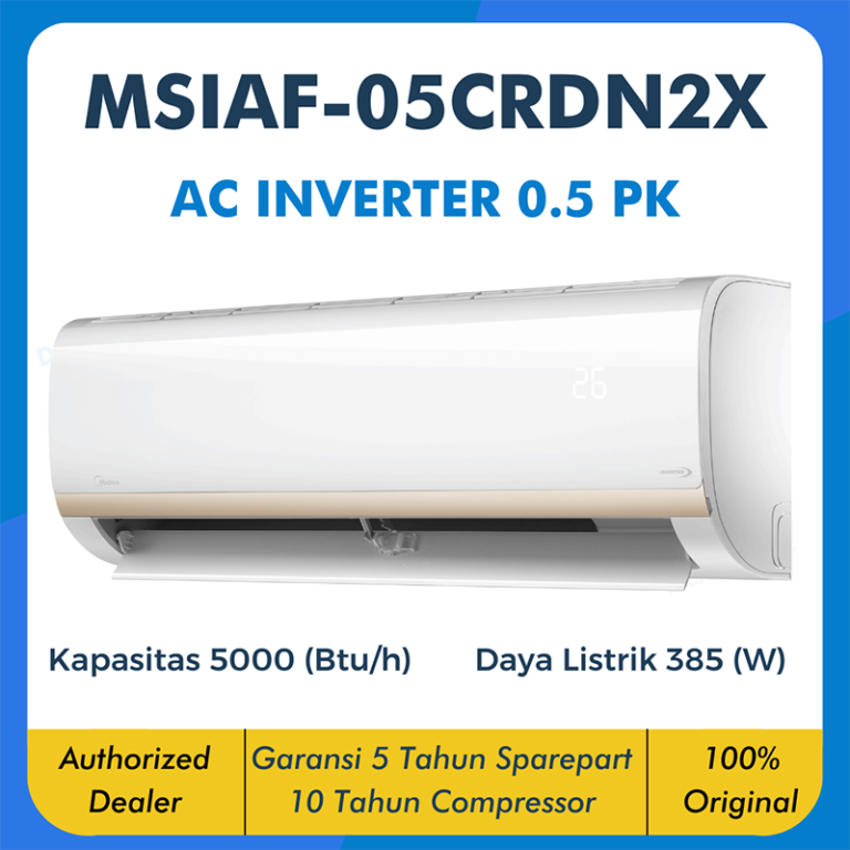 AC MIDEA Inverter MSIAF Series 1/2 PK