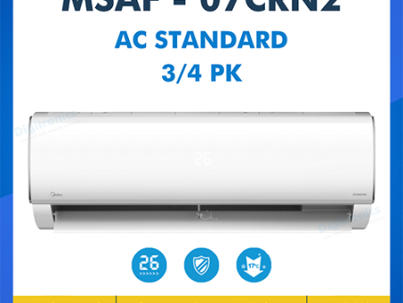 AC Midea Standard MSAF Low Watt 3/4 PK