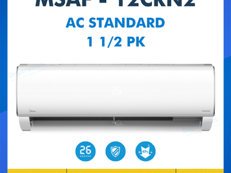AC Midea Standard MSAF Low Watt 1 1/2 PK