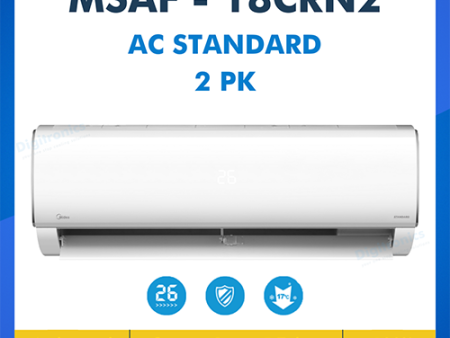 AC Midea Standard MSAF Low Watt 2 PK