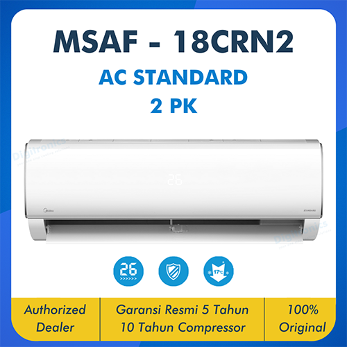AC Midea Standard MSAF Low Watt 2 PK