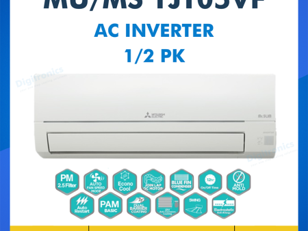AC Mitsubishi Inverter JT Series 1/2 PK